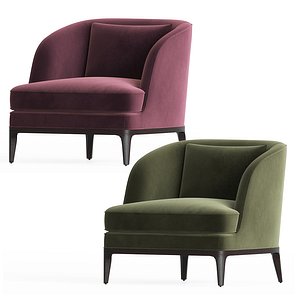 3D seychelles wood trim chair