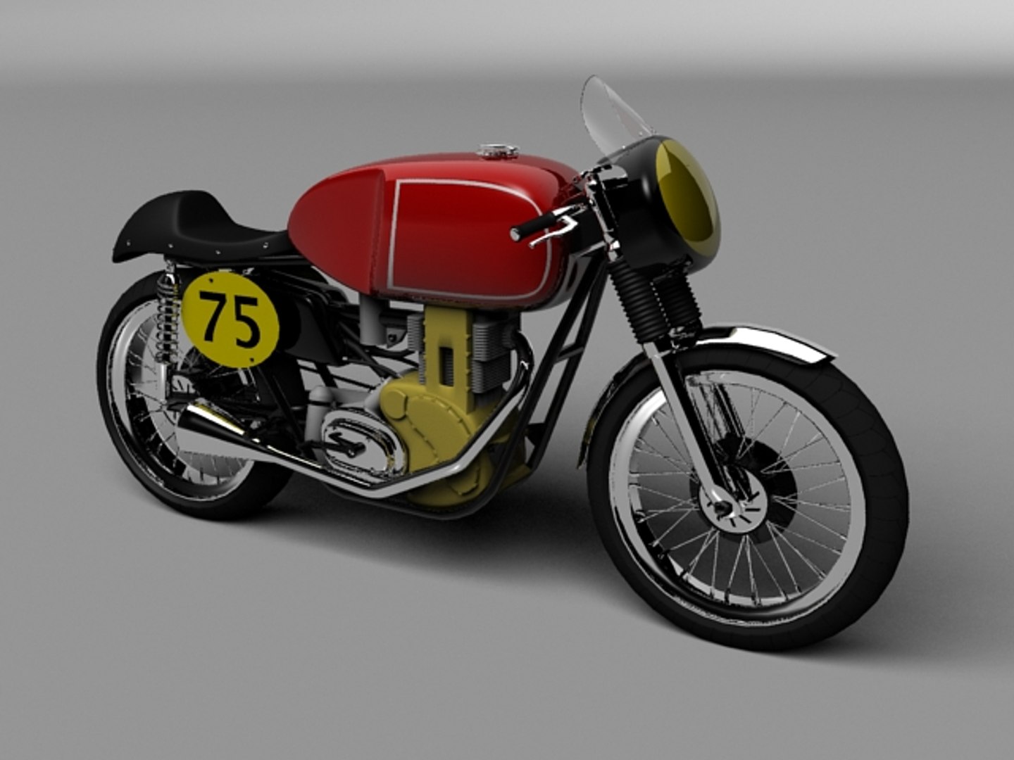 Racing Matchless G50 1954 3d Model