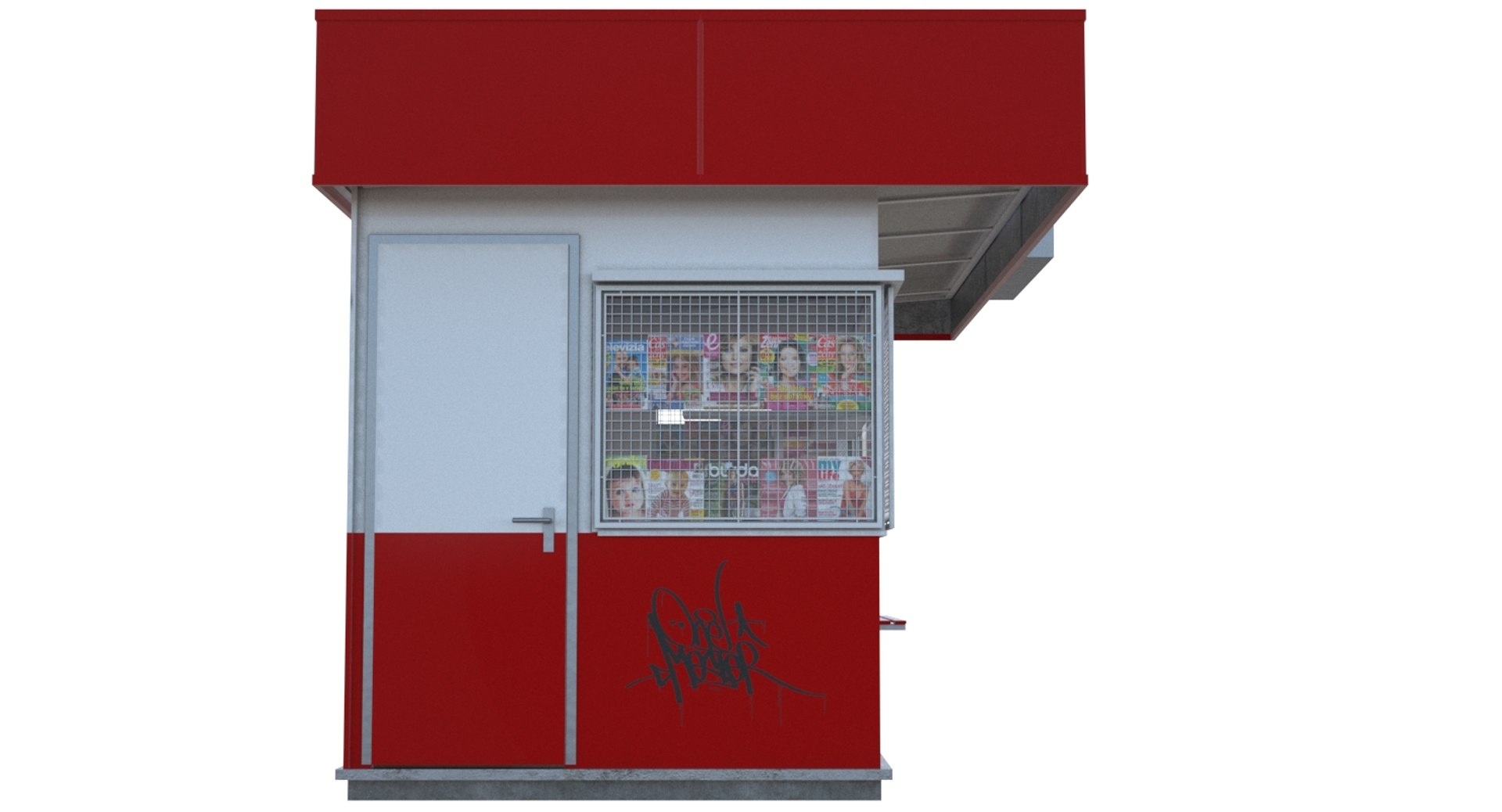 3D Newsagent - TurboSquid 1154682