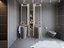 Escena interior de baño para Cinema 4D y Octane Render