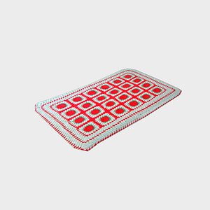 3D Crochet rug model