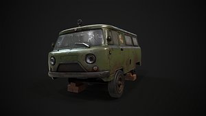 Rusty UAZ 452 2206 sanitary