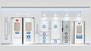 3D Front Surgery Wall model