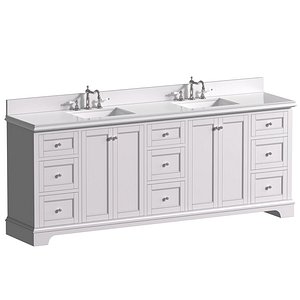 Cabinet with a washbasin in a classic style model