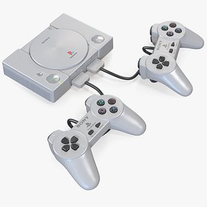 3D sony playstation classic console