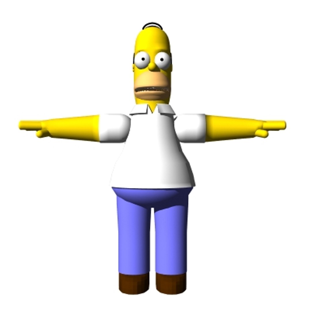 Хентай 3Д slimdog3d Imperia хентай Homer Simpson Skelegons Morph Targets 3d Model