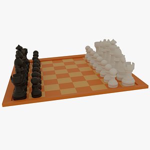 3D model 3D Chess Board Model