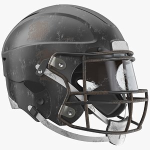 3D American Football Helmet 08