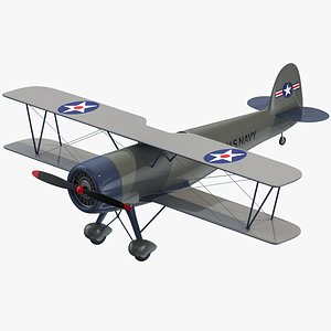 US Navy Biplane model