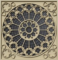 Rose window from Westminster Abbey