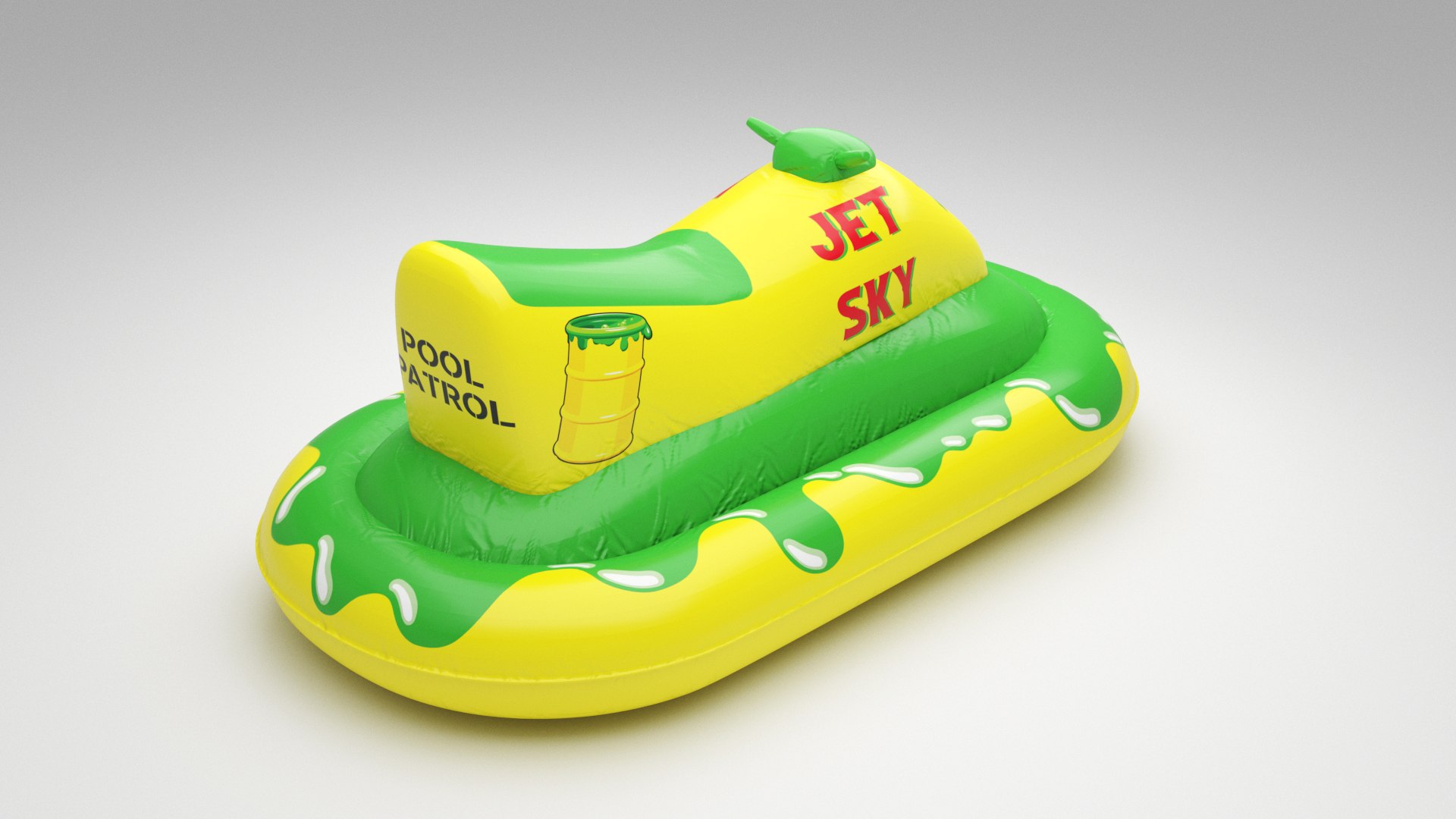 Nflatable Jet Sky Float 3D Model - TurboSquid 2413544