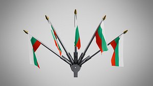 Wall Mount Flags 5 Of Bulgaria