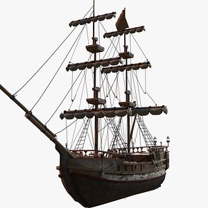 3D model Pirat ship