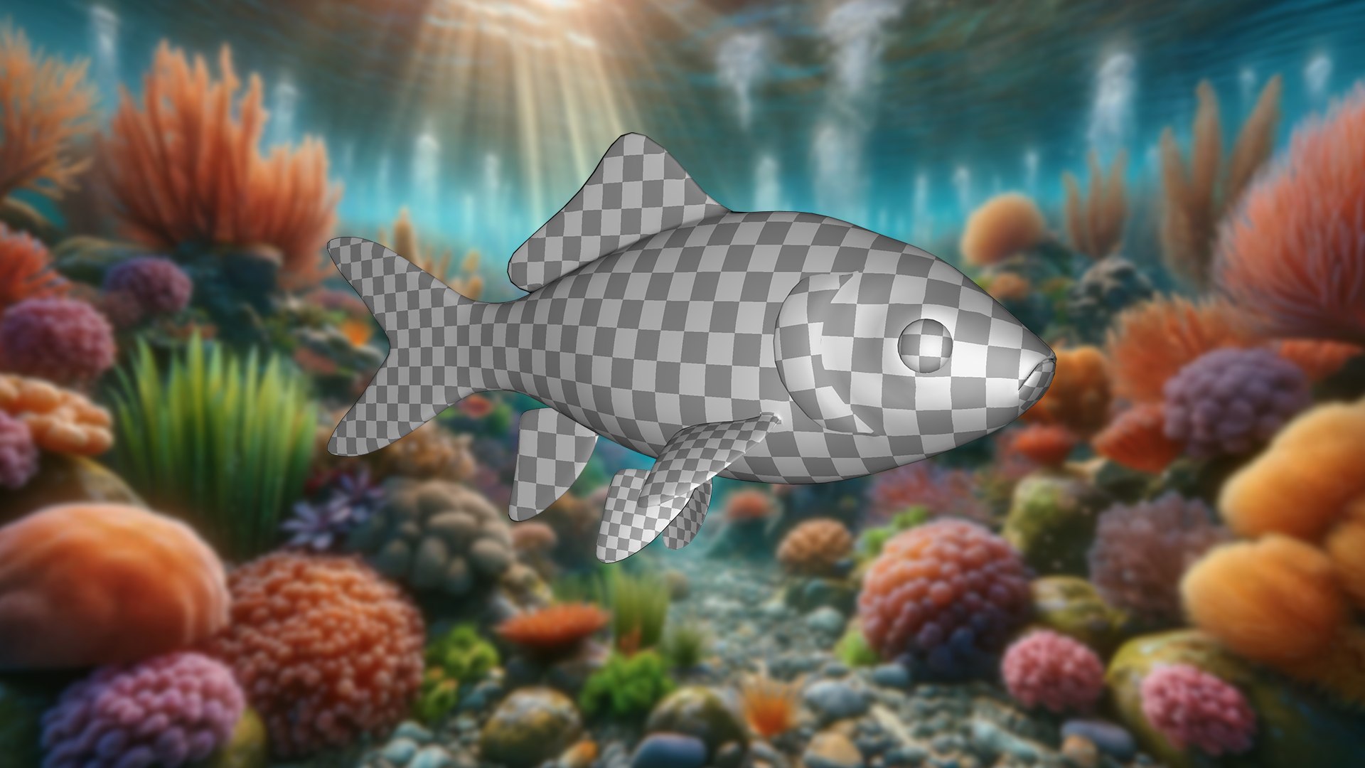 Free Aquatic Gold Free Premium Goldfish Model Free Low-poly 3D Model ...