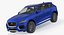 Jaguar F-Pace 2017 Simple Interior 3D Model