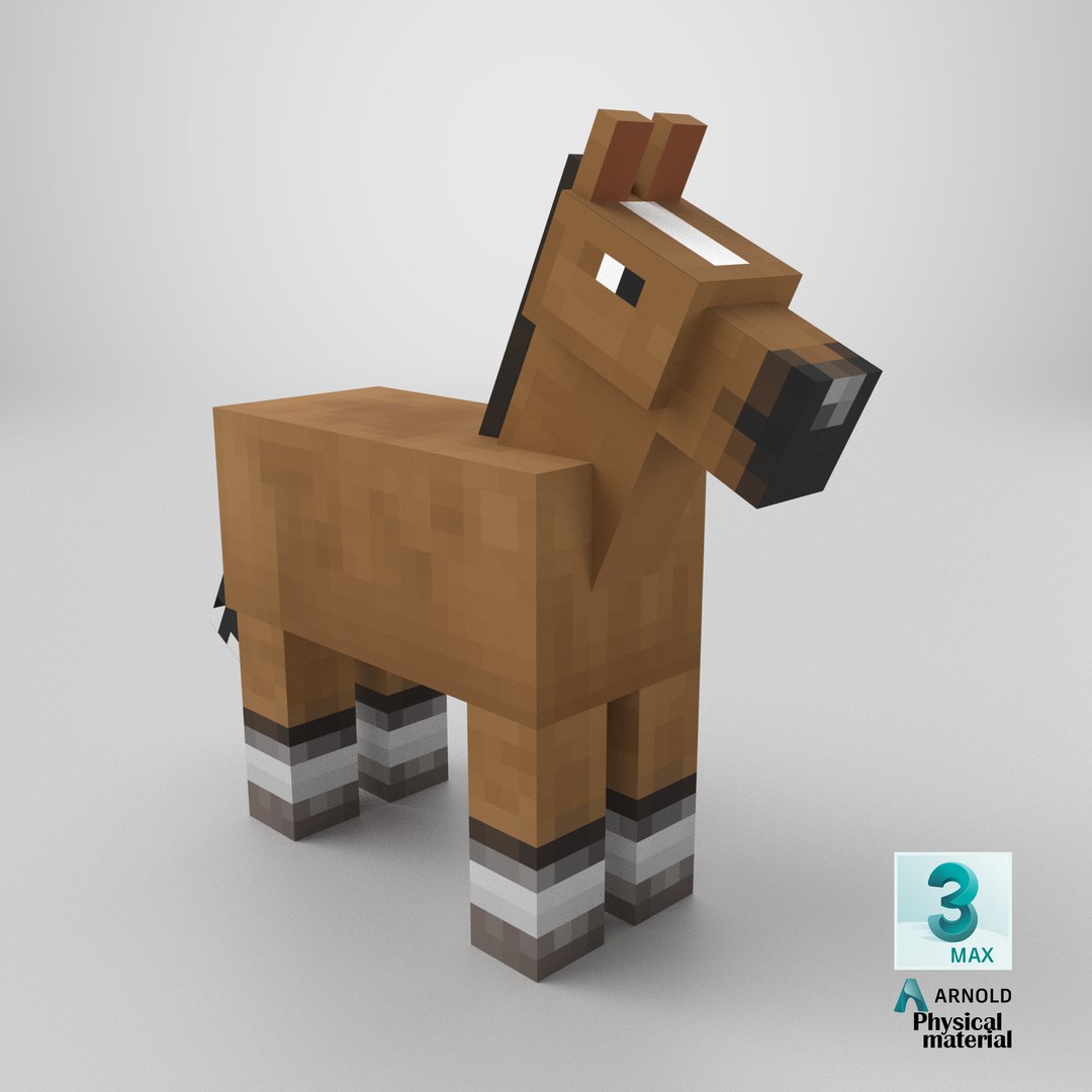 3D Minecraft Horse Rigged 3D Model Game Ready 4K PBR model https://p.turbosquid.com/ts-thumb/59/7GrDgR/JI/stemcell_max_physical_render/png/1786135503/1920x1080/fit_q87/e429eea6e32dbc24f206ff3e804ec513db69df9e/stemcell_max_physical_render.jpg