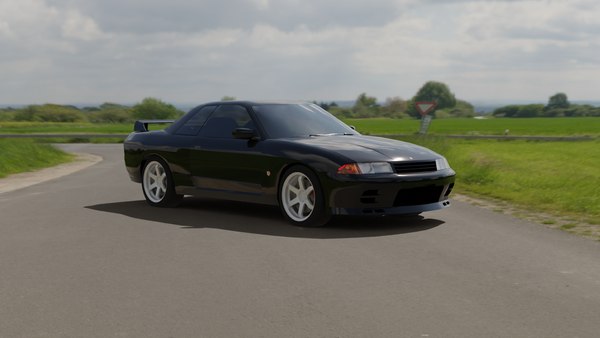 3D Nissan Skyline R32 GTR model