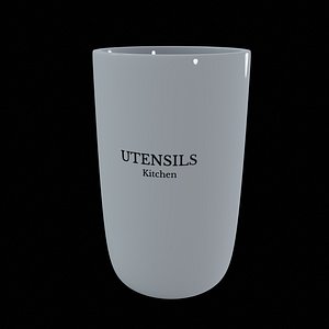 UTENSIL HOLDER - OTHER KITCHENWARE - PBR - PRINTABLE 3D MODEL Low-poly 3D model