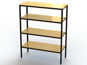 4-Tier Aluminum Storage Shelving Unit