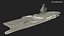3D US Aircraft Carrier Nimitz CVN-68 model