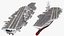 3D US Aircraft Carrier Nimitz CVN-68 model