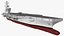 3D US Aircraft Carrier Nimitz CVN-68 model