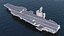 3D US Aircraft Carrier Nimitz CVN-68 model