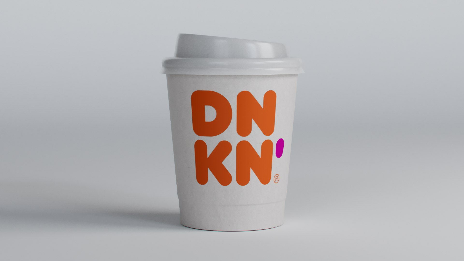 Paper cup dunkin 3D model - TurboSquid 1702226