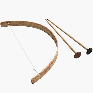 3d wood arrows model