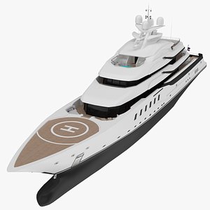 3D Greta Yacht