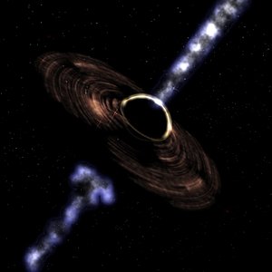 3d black hole model
