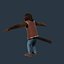 Cartoon Monkey Rigged 3D model
