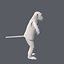 Cartoon Monkey Rigged 3D model