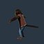 Cartoon Monkey Rigged 3D model