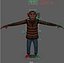 Cartoon Monkey Rigged 3D model