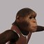 Cartoon Monkey Rigged 3D model
