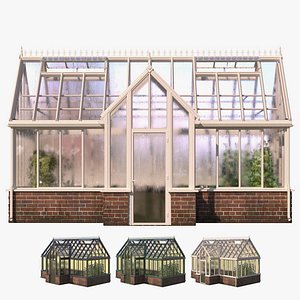 3D model English greenhouse TOTLAND 14