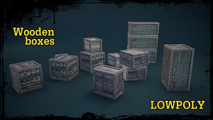 Wooden boxes