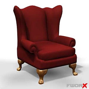 3ds max armchair chair
