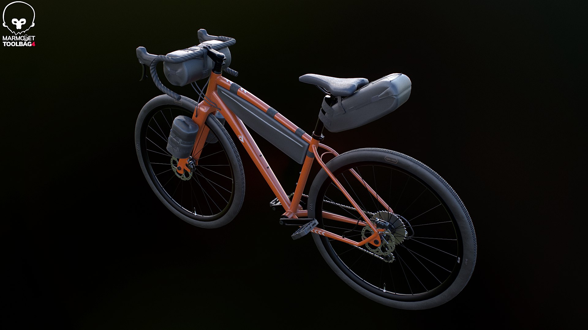 3D Generic Bikepacking Gravel Bicycle https://p.turbosquid.com/ts-thumb/59/jsbmhY/Bq/gravelturnpbr_002/png/1691243927/1920x1080/fit_q87/04b0a39ee0cbda23d4a4b358780b1c015fb41d97/gravelturnpbr_002.jpg
