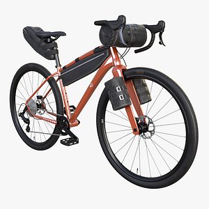 3D Generic Bikepacking Gravel Bicycle