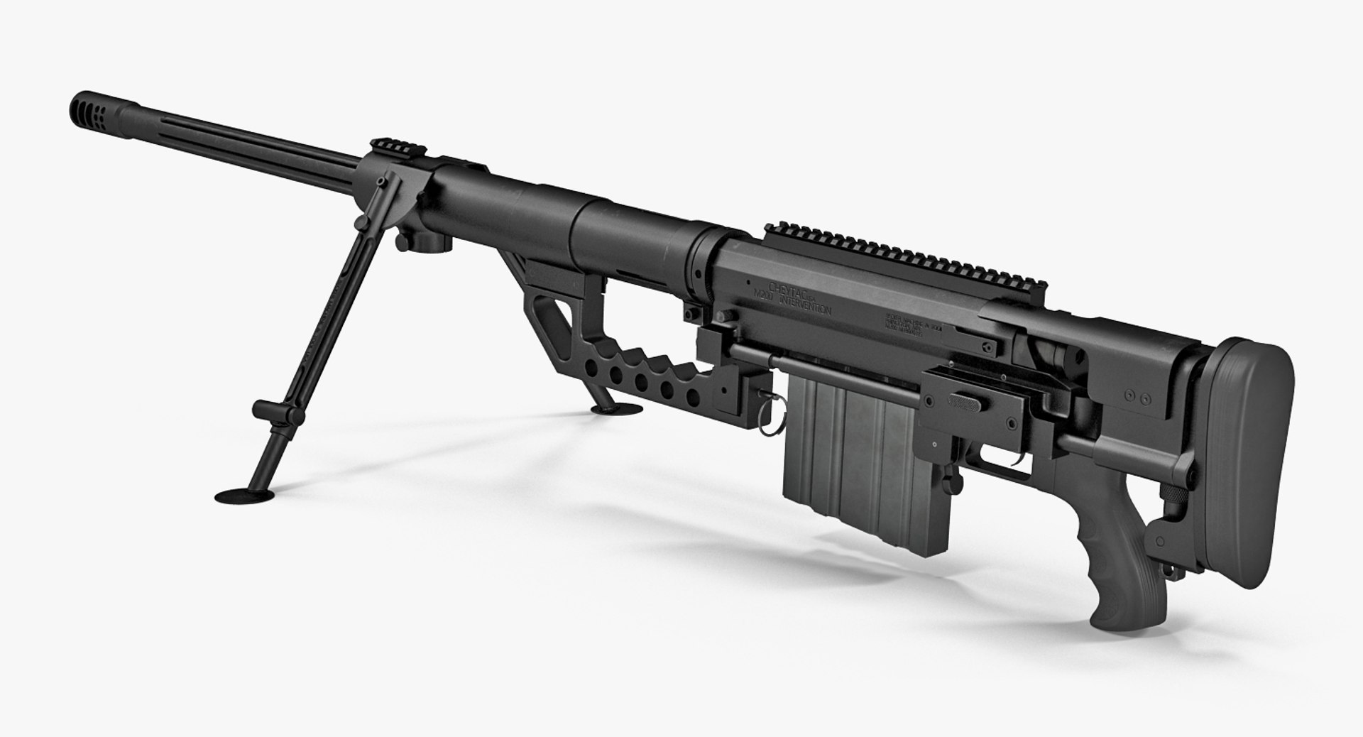 3D Model Rifle Cheytac Intervention M200 | 1144927 | TurboSquid