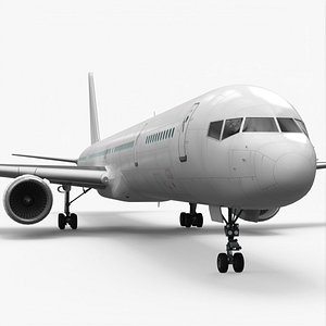 Boeing 757-300 with Cabin and Doors Rigged for Maya