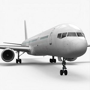 Boeing 757-300 with Cabin and Doors Rigged for Maya