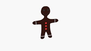 Simple Gingerbread Character