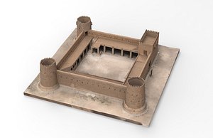 Al-Zubarah Fort 3D 3D print model model