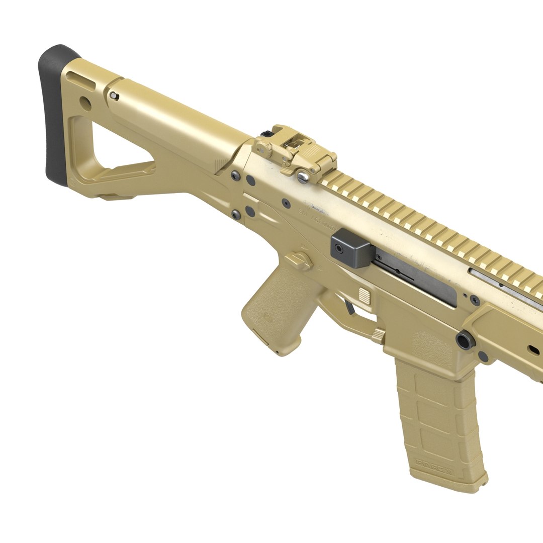 3d Adaptive Combat Rifle Carbine Model