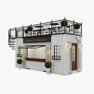 3D model Classic Style Container Cafe