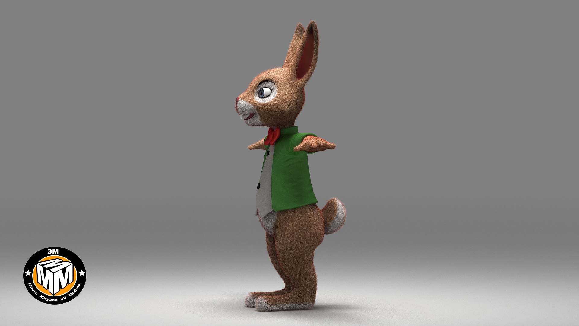 Easter Rabbit 3D Model - TurboSquid 1270404