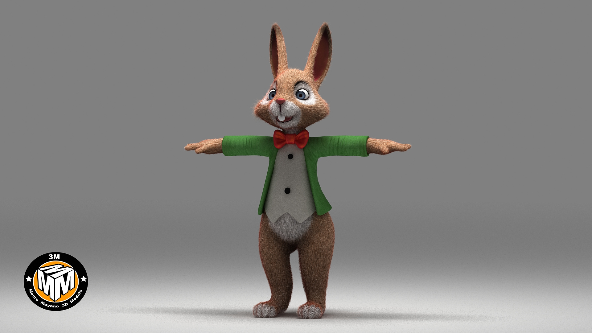Easter rabbit 3D model - TurboSquid 1270404